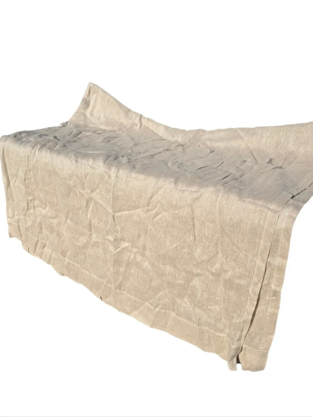 NWOT QUINCE 2 Panels 48x84 FLAX European Linen Curtain light Filtering 48